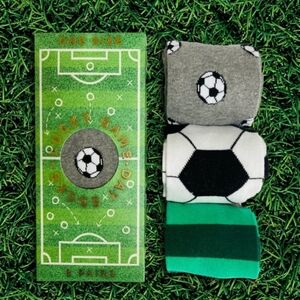 NWT BOXT Socks 3 Pairs Football/Soccer Socks in a Gift Box OS